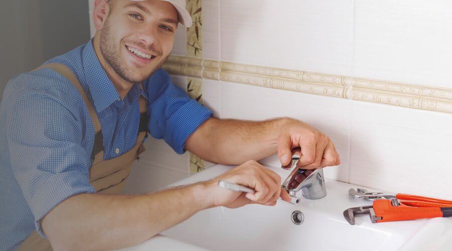 Faucet cartridge replacement in Rockville, NE